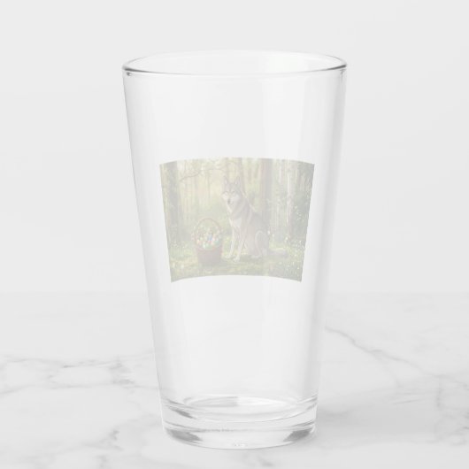 Paaswolf glas (Achterkant)
