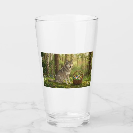 Paaswolf glas (Voorkant)