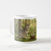 Paaswolf koffiemok (Voorkant links)