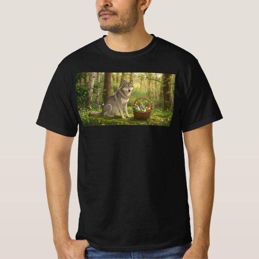 Paaswolf t-shirt (Voorkant)
