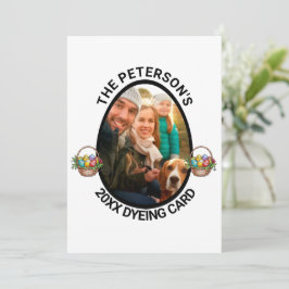 paaswoordspeling | Aangepaste 2025 Familiefoto Ver Feestdagenkaart