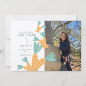 Paaswortelbunch Birthday Foto Kraft Kaart (Voorkant)