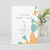 PaaswortelBunch Birthday Kraft Kaart (Staand voorkant)