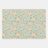 Paaswortelcadeauverpakking - set van 3 inpakpapier vel (Voorkant)