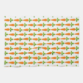 Paaswortelpatroon seizoensdecor theedoek (Horizontaal)