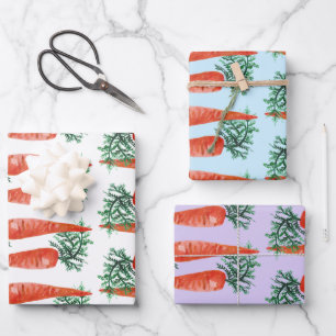 paaswortelt kleurrijke lente-Waterverf Inpakpapier Vel