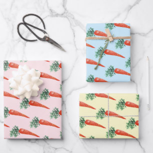 paaswortelt kleurrijke lente-Waterverf Inpakpapier Vel