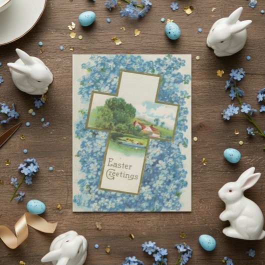 paaswroet briefkaart