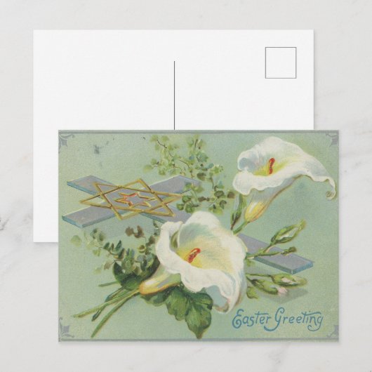 paaswroet briefkaart (Voorkant / Achterkant)