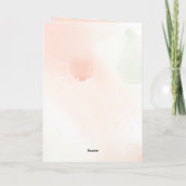 Paaszegeningen Bloemenkruis Christelijk Pasen Kaart (Achterkant)