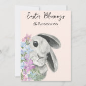 Paaszegeningen Curious Easter Bunny Peach (Voorkant)