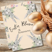 Paaszegeningen Curious Grey Bunny Light Peach