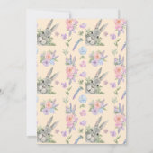 Paaszegeningen Curious Grey Bunny Light Peach (Achterkant)