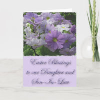 Paaszegeningen dochter en schoonzoon Primrose