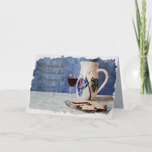 Paaszegeningen: een heilig feest kaart (Voorkant)