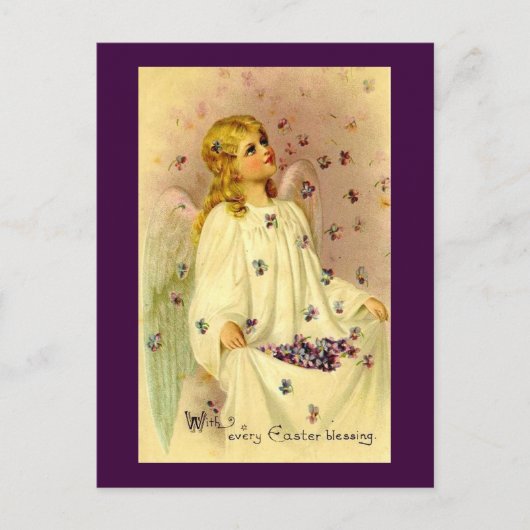 paaszegeningen feestdagenkaart (Voorkant)