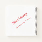 Paaszegeningen heb ik Afbeeldingen uitgesneden Notitieboek (Achterkant)