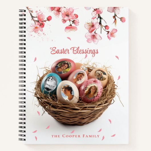 Paaszegeningen Ik sneed Afbeeldingen Notitieboek u (Voorkant)