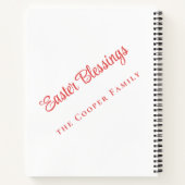 Paaszegeningen Ik sneed Afbeeldingen Notitieboek u (Achterkant)