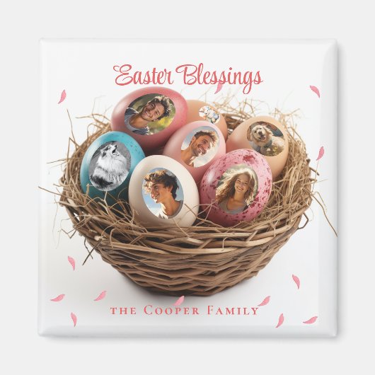 Paaszegeningen Ik snij Afbeeldingen vakantie Kaart Magneet (Voorkant)