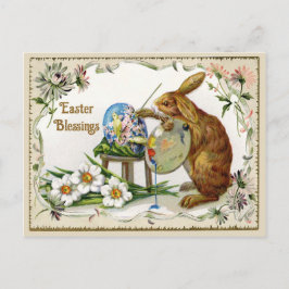 Paaszegeningen Kunstenaar Bunny reproductie Feestdagenkaart