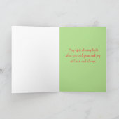 Paaszegeningen Special Sister Flower Cross Kaart (Binnen)