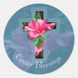 Paaszegeningen Tropische Hibiscus Stickers