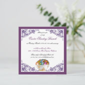 Paaszondag Brunch - Aangepaste uitnodigingen met g (Staand voorkant)