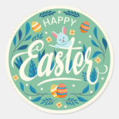 Paaszondag Classic Ronde Stickers (Voorkant)