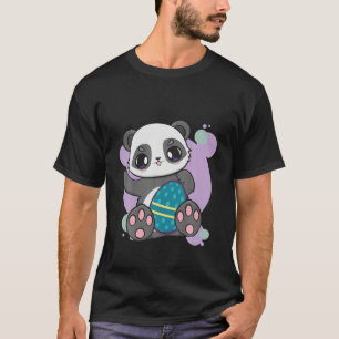 Paaszondag Egg Hunt Spring Cute Panda Herbivore T-shirt