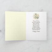 Paaszondag kruis en zonnestralen kaart (Binnen)