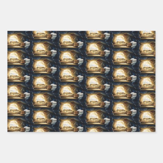 Paaszondag wordt hij gevierd inpakpapier vel (Voorkant)