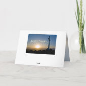 Paaszonsopgang, John 11:25 Ik ben de opleving Feestdagen Kaart (Achterkant)