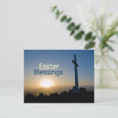 Paaszonsopgang, John 11:25 Ik ben de opleving Feestdagenkaart (Staand voorkant)