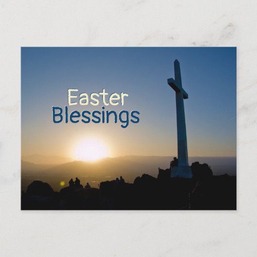 Paaszonsopgang, John 11:25 Ik ben de opleving Feestdagenkaart (Voorkant)