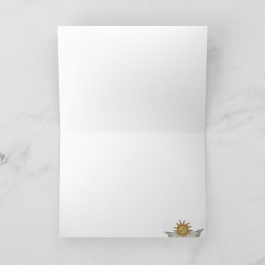 Paaszonsopgang Oekraïense volkskunst Feestdagen Kaart (Binnen)