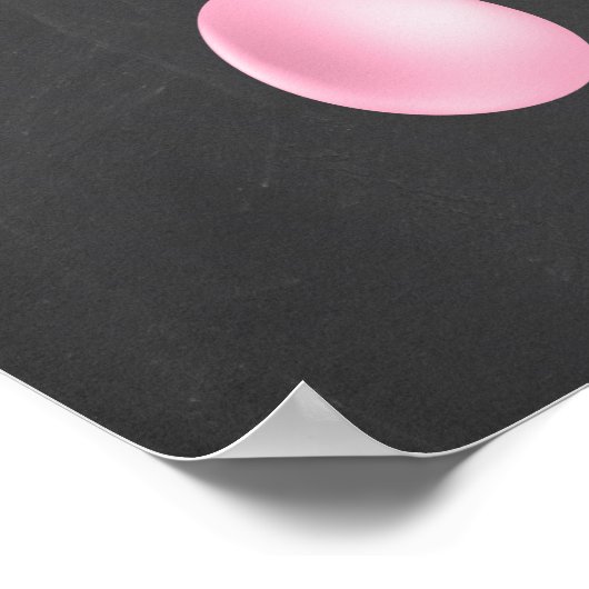 Paaszwangerschapsuitkondiging bord poster (Hoek)