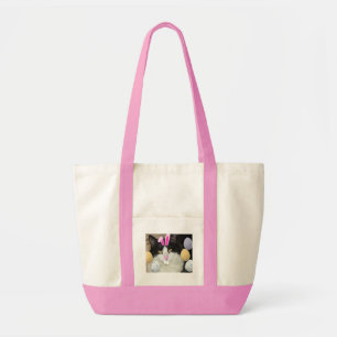 Paaszwart-wittas Tote Bag