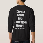 PAAU Logo & Divest Back sweatshirt (Achterkant)