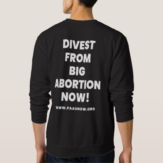 PAAU Logo & Divest Back sweatshirt (Achterkant)