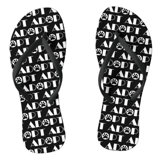 Paawhond adopteren teenslippers (Voetbed)