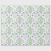 Pabla Petal Lattice in Lilac and Green Cadeaupapier (Vlak)
