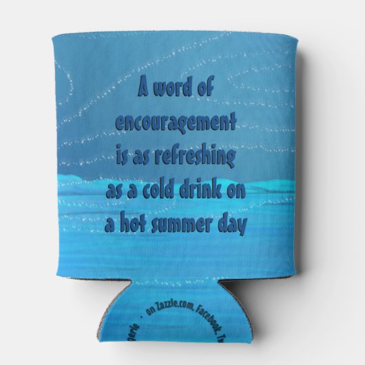 Pablo de Pinguïn, w / quote koelbox Blikjeskoeler (Achterkant)