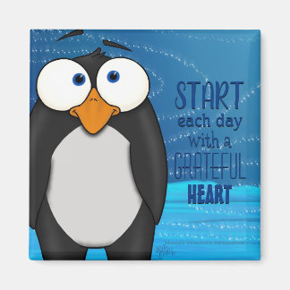 Pablo de Pinguïn, w/quote magneet