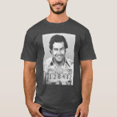 Pablo Escobar Beroemd Mugshot shirt (Voorkant)