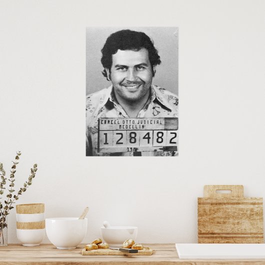 PABLO ESCOBAR PRISON POSTER (Keuken)