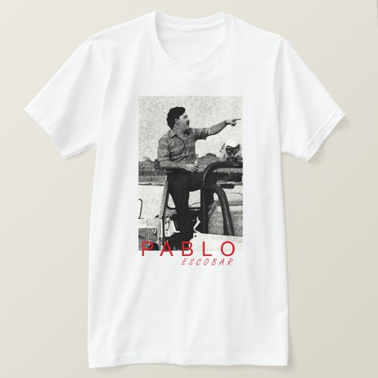 Pablo Escobar T-shirt (Design voorkant)