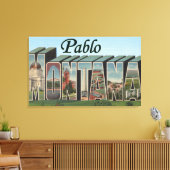 Pablo, MontanaLarge Letter ScenesPablo, MT Canvas Afdruk (Insitu (Woonkamer))