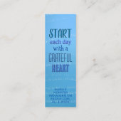 Pablo Penguin, Kaarten voor geluk Mini Visitekaartje (Achterkant)