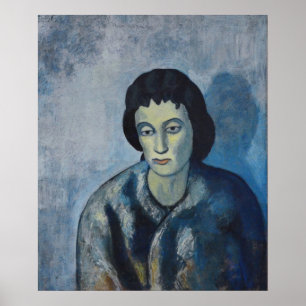 Pablo Picasso - Vrouw met knallen, 1902 Poster